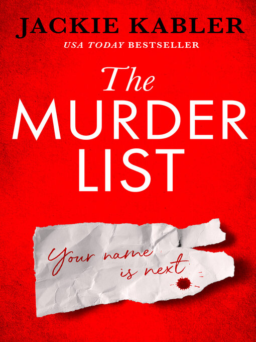 Title details for The Murder List by Jackie Kabler - Wait list